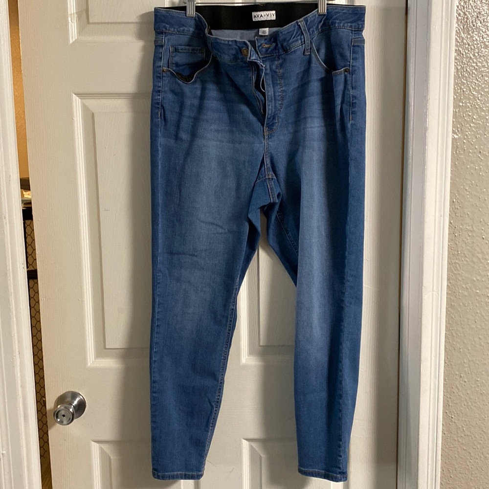 Pre owned AvA&VIV stretch wash jeans